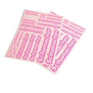 Decal Sheet Neon Pink #U8590 Schumacher