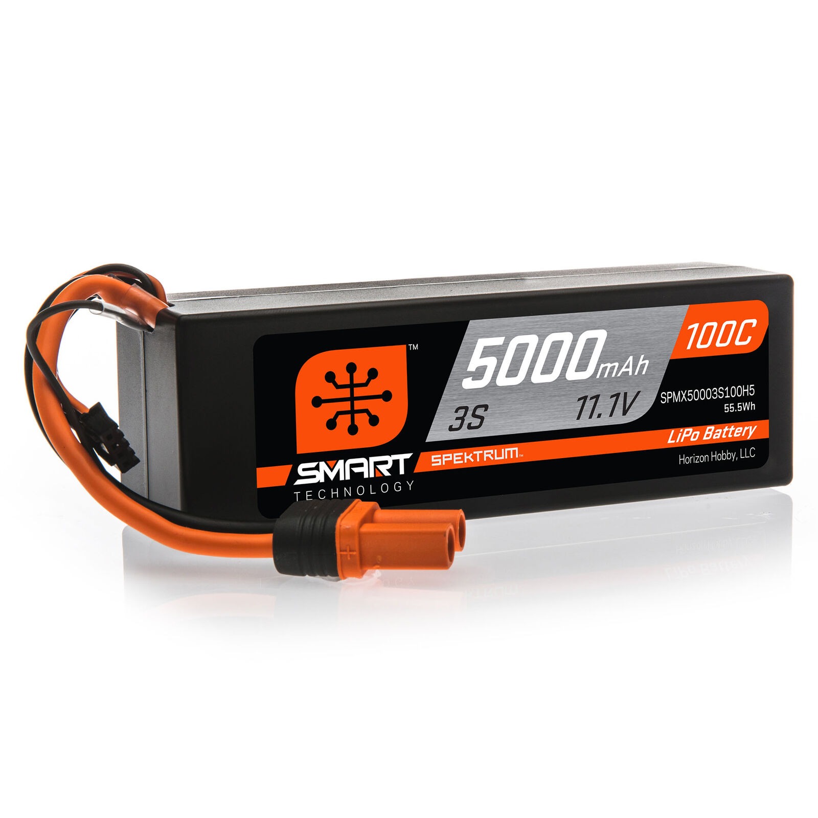 Spektrum 5000 mAh 100C 3S LiPo-Akku 1 Spektrum 5000mah 100C 3S LiPo Battery