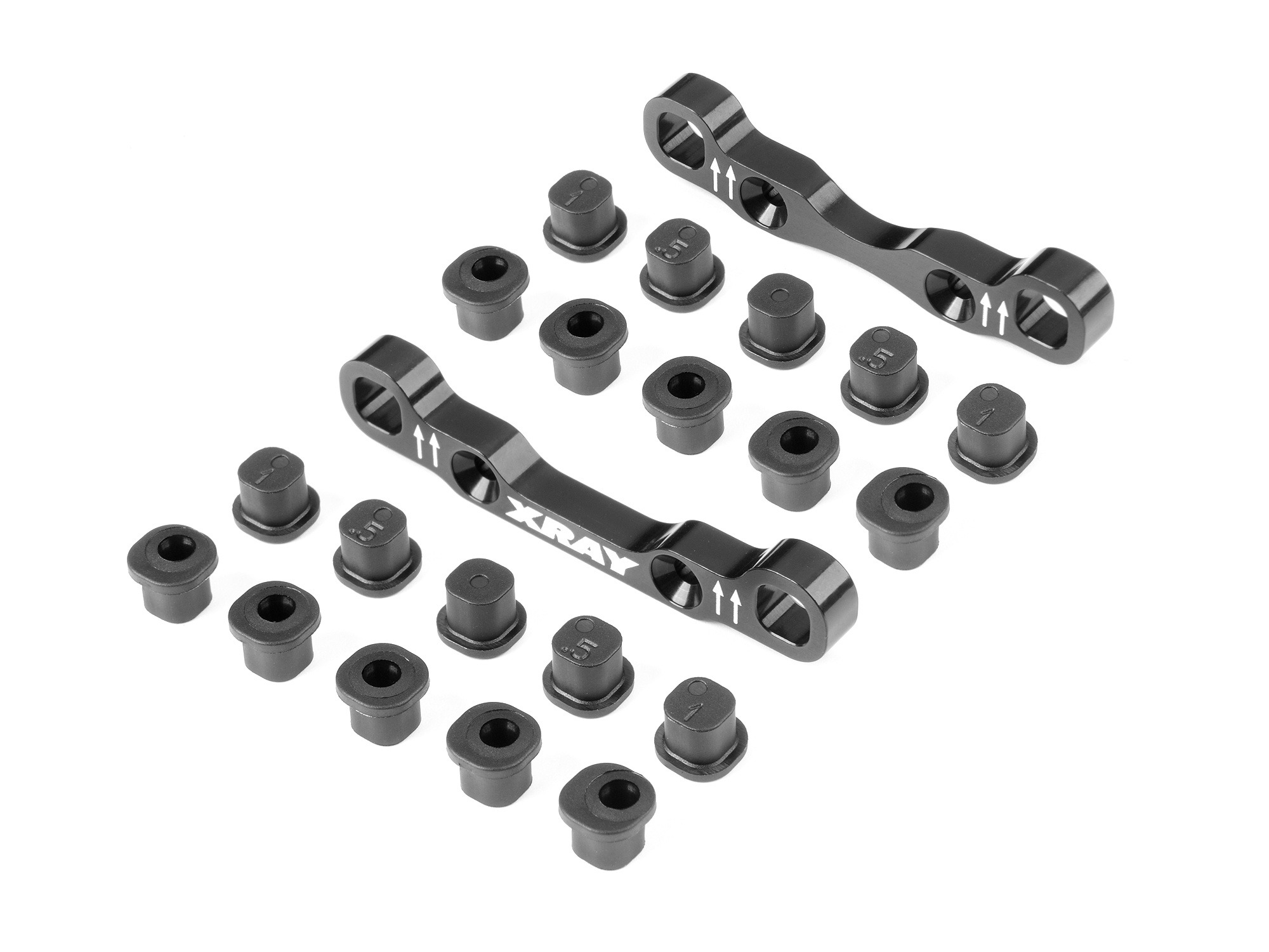 Xray Alu Rear Suspension Holders - Extra High Roll Centers - Set #363300 1 Xray Alu Rear Suspension Holders - Extra High Roll Centers - Set #363300