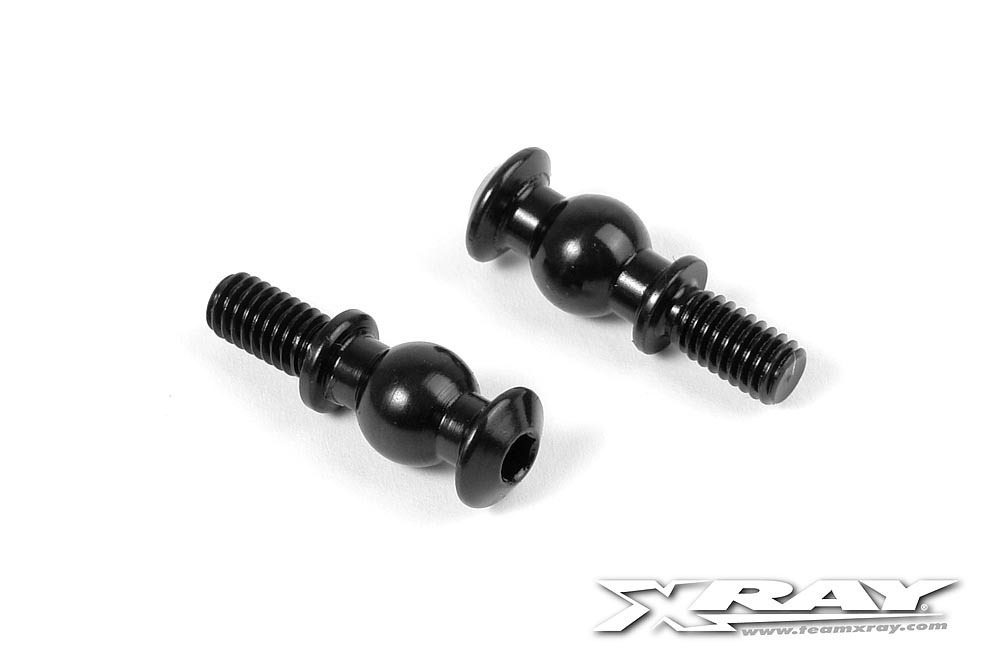 Xray Ball Stud 6.8mm With Backstop M4x6mm (2) #352655 1 Xray Ball Stud 6.8mm With Backstop M4x6mm (2) #352655