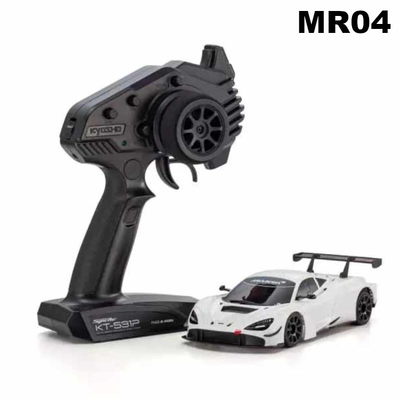 Kyosho Mini-Z RWD MR-04 McLaren 720S GT3 RTR RC Car White #32364W