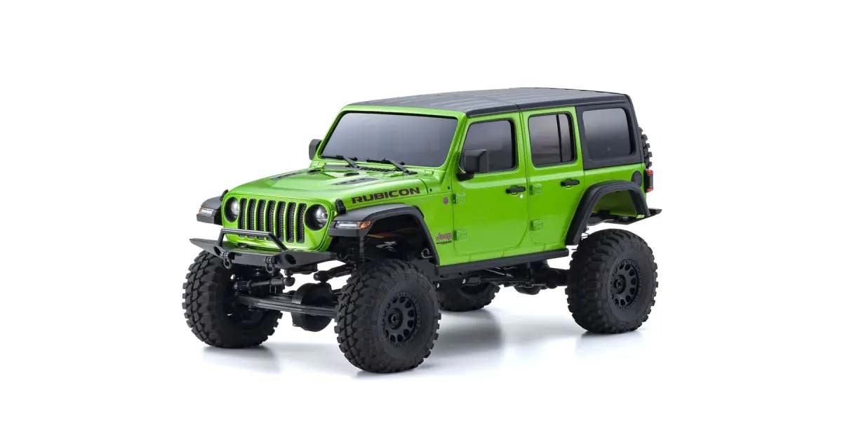 Kyosho Mini-Z 4X4 MX-01 Jeep Wrangler Unlimited Rubicon RTR RC Car #32536GR