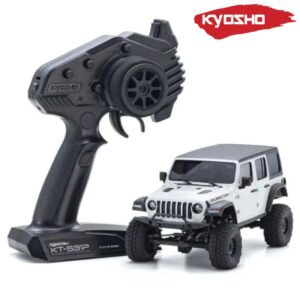 Kyosho Mini-Z 4X4 MX-01 Jeep Wrangler Unlimited Rubicon RTR RC auto (valge) #32536W
