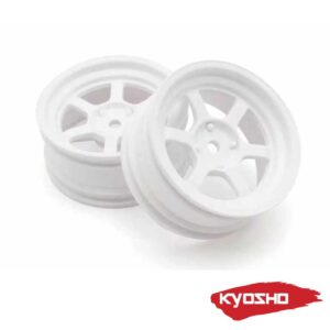 Kyosho 1:10 Fazer FZD2 Rays TE37V Wheel Offset 5mm (2) Valge #FAH709W