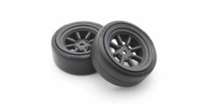 Kyosho Pre-Glued D-Tyres 8S Watanabe Wheel (2) Fazer FZD2 #FATH710BKD