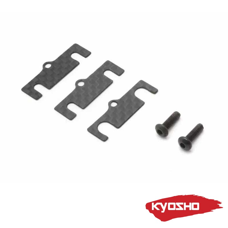 Kyosho Fazer FZD2 Carbon Frontstoßdämpfer-Distanzhalter-Set #FAW317 1 Kyosho Fazer FZD2 Carbon Front Shock Stay Spacer Set #FAW317