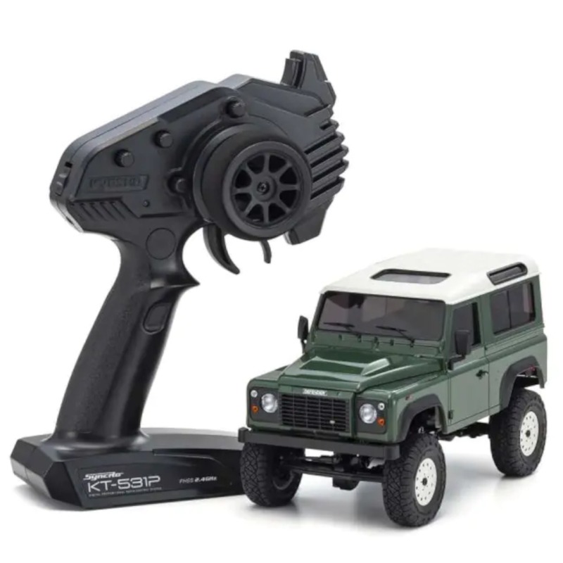 Kyosho Mini-Z 4x4 Land Rover Defender 90 Coniston Green RTR 1:24 RC Crawler** 1 Kyosho Mini-Z 4x4 Land Rover Defender 90 Coniston Green RTR 1:24 RC Crawler**