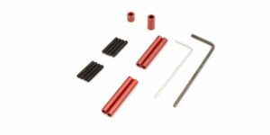 Kyosho Aluminium red anodized Link Rod Set Mini-Z 4X4 MX01- WB 120mm #MXW002R