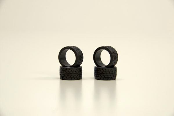 Kyosho Mini-Z Racing Radial Tyres 30 Shore Wide (4) #MZW38-30