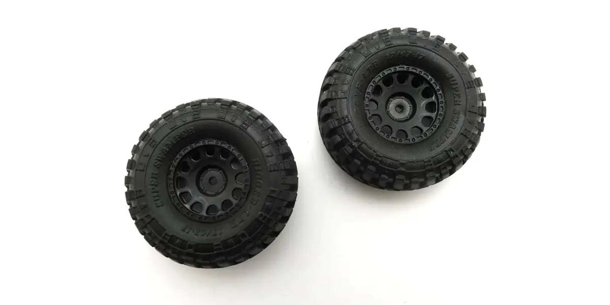 Kyosho vorgeklebte Reifen (2) Interco Tyres Mini-Z 4X4 MX01 Heavy Weight #MXTH003HW 1 Kyosho Pre-Glued Tires (2) Interco Tyres Mini-Z 4X4 MX01 Heavy Weight #MXTH003HW