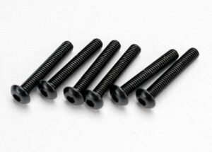 Screws BH M3x18mm Button Head (6) Hex - Traxxas TRX2583