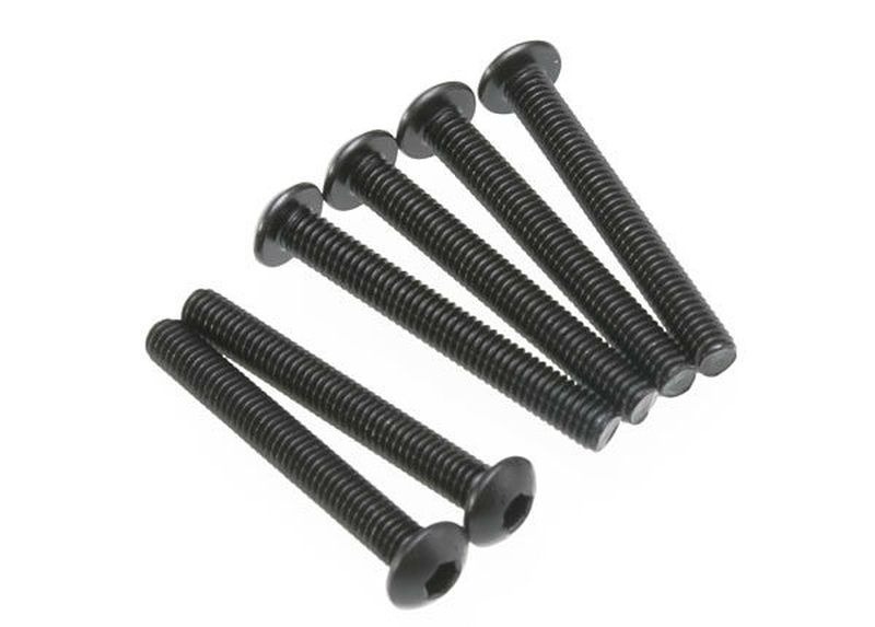 Poldid M3x23mm Kuulpeaga (6 tk) - Traxxas, #TRX2591 1 Screws M3x23mm Button Head (6 pcs) - Traxxas, #TRX2591