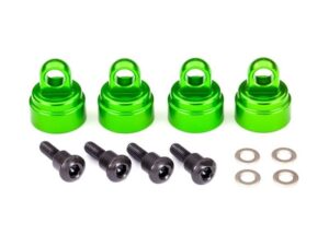 Shock Caps Alu Green (2) - Traxxas TRX3767G