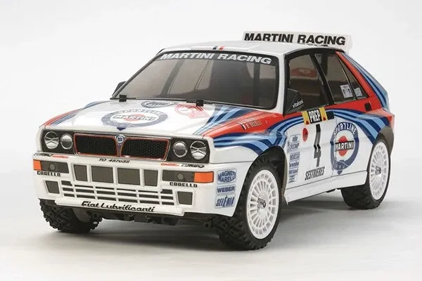 Tamiya Lancia Delta 1992 (58570) - TT-02 - 1:10 4wd RC Auto Kit 2 Tamiya Lancia Delta 1992 1:10 4wd RC Car Kit with Tamiya TT-02 chassis and hobbywing ESC and Tamiya torque tuned motor