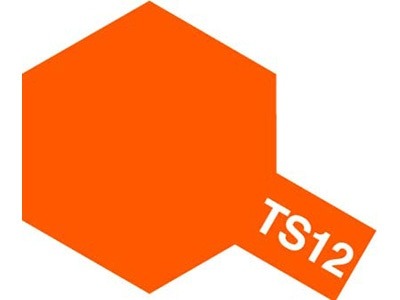 Tamiya TS-12 Orange Spray Color Plastic Models #85012 1 Tamiya TS-12 Orange Spray Color Plastic Models #85012