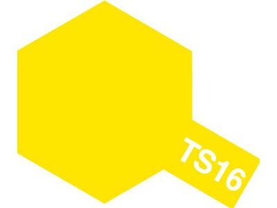 Tamiya TS-16 Gelb Sprühfarbe für Plastikmodelle #85016 1 Tamiya TS-16 Yellow Spray Color Plastic Models #85016