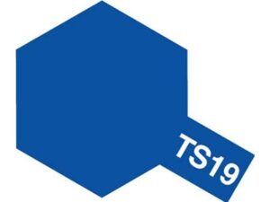 Tamiya TS-19 Metallic Blue Spray Color Plastic Models #85019
