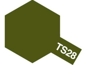 Tamiya TS-28 Olive Drab 2 Spray Color Plastic Models #85028