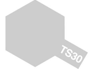 Tamiya TS-30 Silver Leaf Spray Color Plastic Models #85030