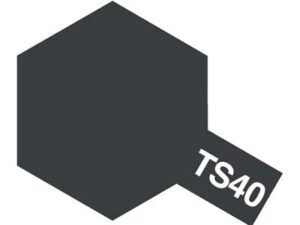 Tamiya TS-40 Metallic Black Spray Color Plastic Models #85040
