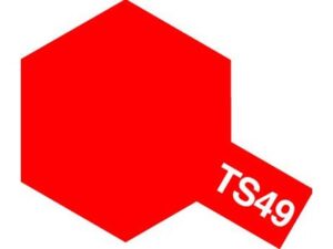 Tamiya TS-49 Bright Red Spray Color Plastic Models #85049