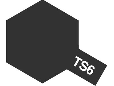 Tamiya TS-6 Matt Black Spray Color Plastic Models #85006 1 Tamiya TS-6 Matt Black Spray Color Plastic Models #85006