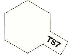 Tamiya TS-7 Racing White Spray Color Plastic Models #85007