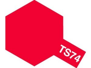 Tamiya TS-74 Clear Red Spray Color Plastic Models #85074