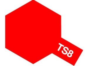 Tamiya TS-8 Italian Red Spray Color Plastic Models #85008