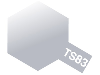 Tamiya TS-83 Metallsilber Sprayfarbe Kunststoffmodelle #85083 1 Tamiya TS-83 Metallic Silver Spray Color Plastic Models #85083