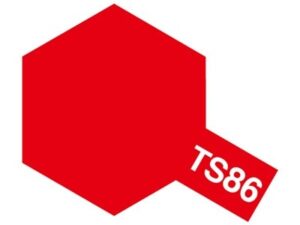 Tamiya TS-86 Pure Red Spray Color Plastic Models #85086