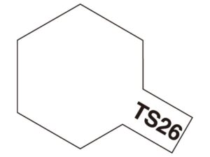 Tamiya TS-26 Pure White Spray Color Plastic Models #85026