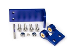 Traxxas Disruptor Blue Aluminum Rudder Mount w/ Hardware #TRX10639