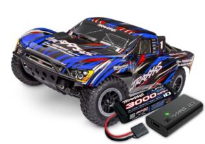 Traxxas Slash 2WD BL-2S 1:10 RTR - sinine + aku ja laadija