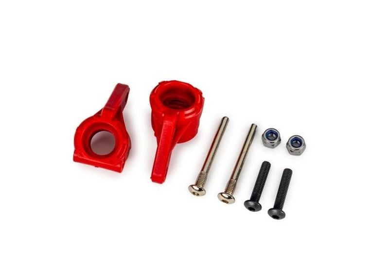 Traxxas Steering Blocks Extreme HD V/O punainen #TRX9137-RED 1 Traxxas Steering Blocks Extreme HD L/R Red #TRX9137-RED