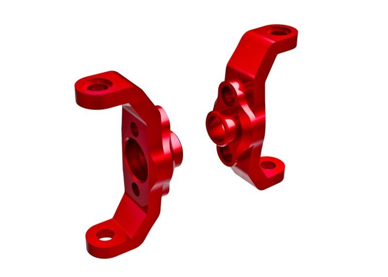 Traxxas TRX-4M Caster Block L/R Alu Punane #TRX9733-RED 1 Traxxas TRX-4M Caster Block L/R Alu Red #TRX9733-RED