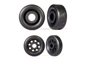 Traxxas Wheelie Bar Wheels 26mm & 18mm Black #TRX9461