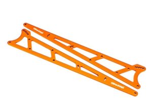 Traxxas Wheelie Bar Side Plates Alu Orange (2) #TRX9462A