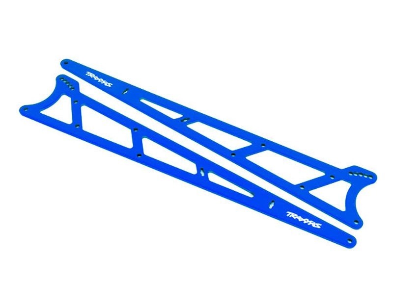 Traxxas Wheelie Bar Seitenplatten Alu Blau (2) #TRX9462X 1 Traxxas Wheelie Bar Side Plates Alu Blue (2) #TRX9462X