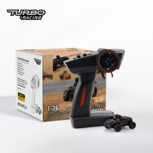 Turbo Racing C81 Black 1:76 Micro RC Monster Truck RTR