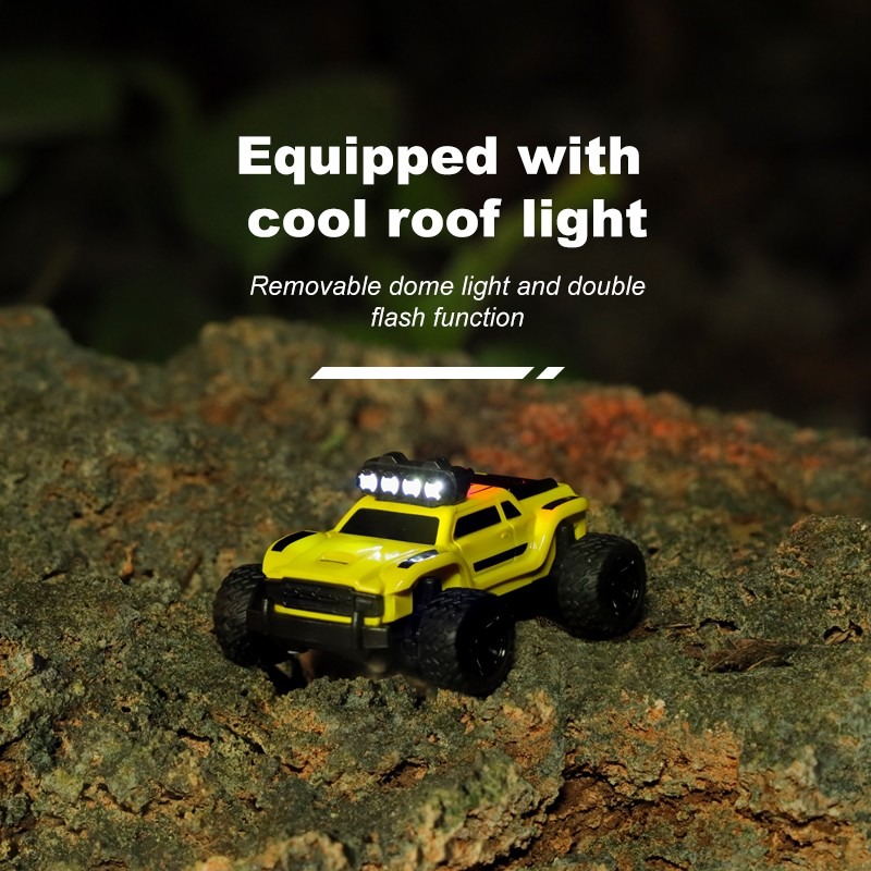 Turbo Racing C81 Yellow Turbo Racing C81 Yellow 1:76 Micro RC Monster Truck RTR 5 Turbo Racing C81 Yellow 1:76 Micro RC Monster Truck RTR