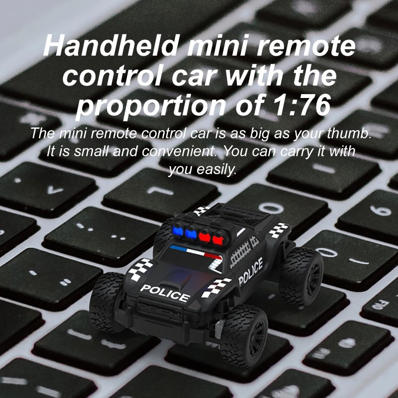 Turbo Racing C82 1:76 RC Mini Offroad Police Car 4 Turbo Racing C82 1:76 RC Mini Offroad Police Car