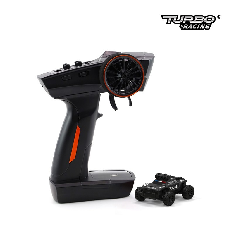 1/76 C81 Turbo Racing RC Mini Offroad Police Car #C82
