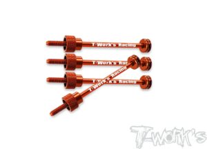T-Work's 1/10 Touring Tire Holder (4) Oranz #TE-104O