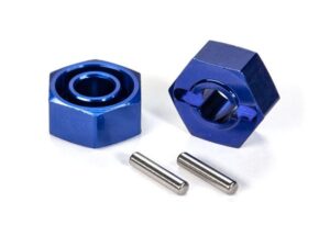 Wheel Hex Hubs 12mm Blue (2) - Traxxas TRX1654X