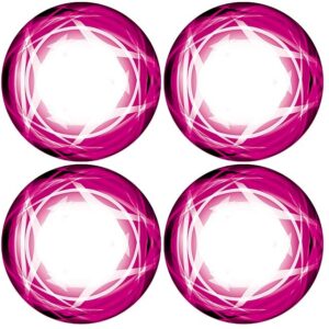 Xray Truggy Wheel Stickers Die-Cut Pink #397354