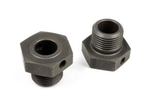 Xray Wheel Axle Alu Offset +1mm Hard Coated (2) #355251