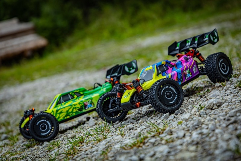 Absima 1:12 Buggy "Neon Furry" 4wd 3S Brushless - Green