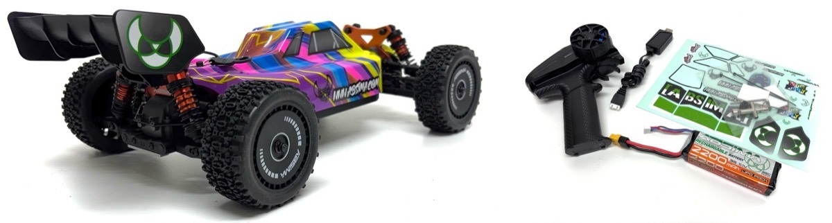 Absima 1:12 Buggy "Neon Furry" 4wd 3S Brushless - Purple
