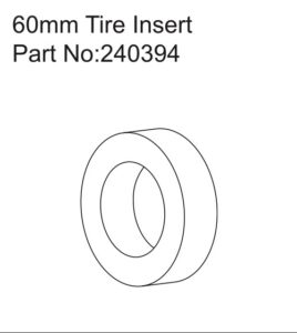 1.2" 60mm Tire Insert - Hobby Plus 240394